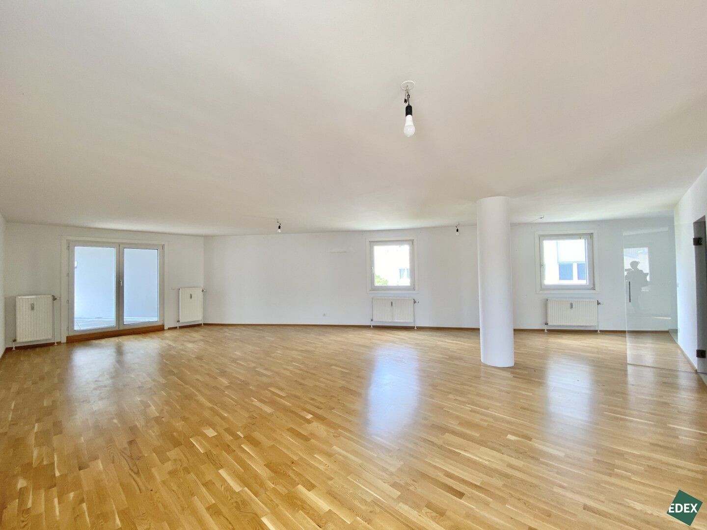 Einzigartige, große Loft-Wohnung mit Loggia in Bestlage im Dritten
