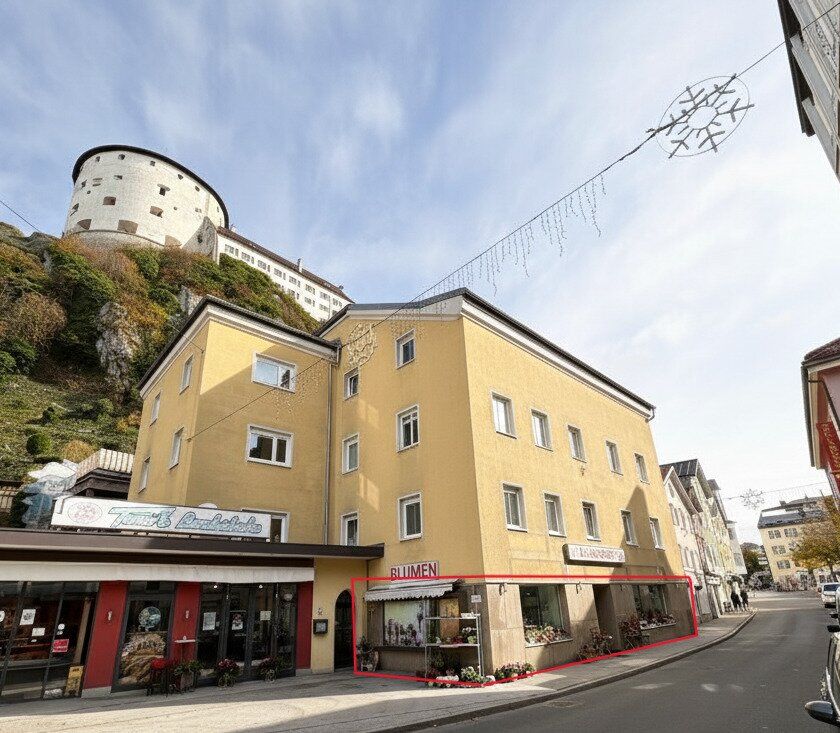 Anlageobjekt: Geschäftslokal mit angeschlossener Wohnung in zentraler Lage von Kufstein zum Verkauf - Ansicht 2