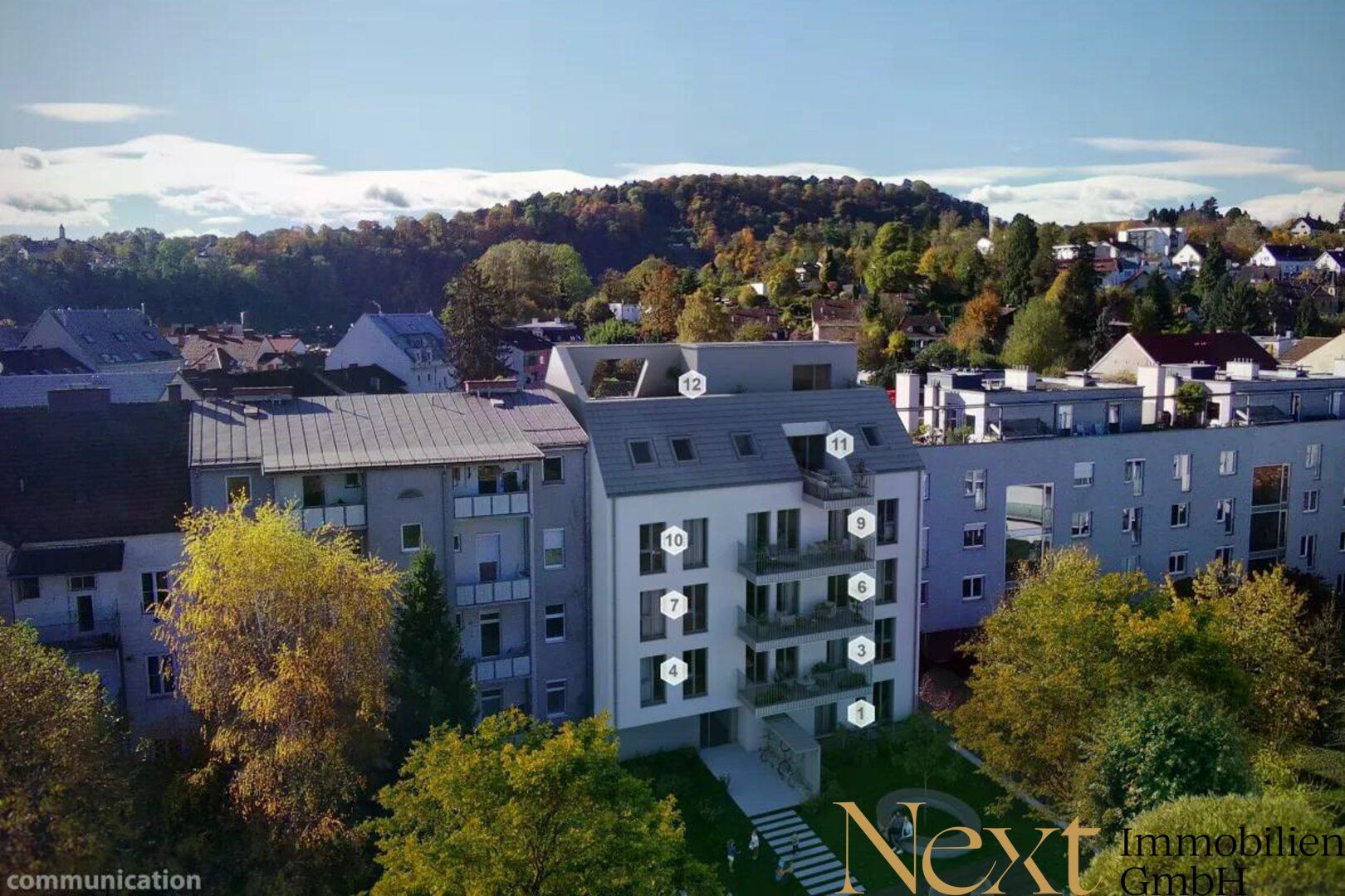 ERSTBEZUG! Hochwertige 2-Zimmer-Wohnung mit gemütlichen Eigengarten in Linz-Urfahr zu verkaufen! - Ansicht 3
