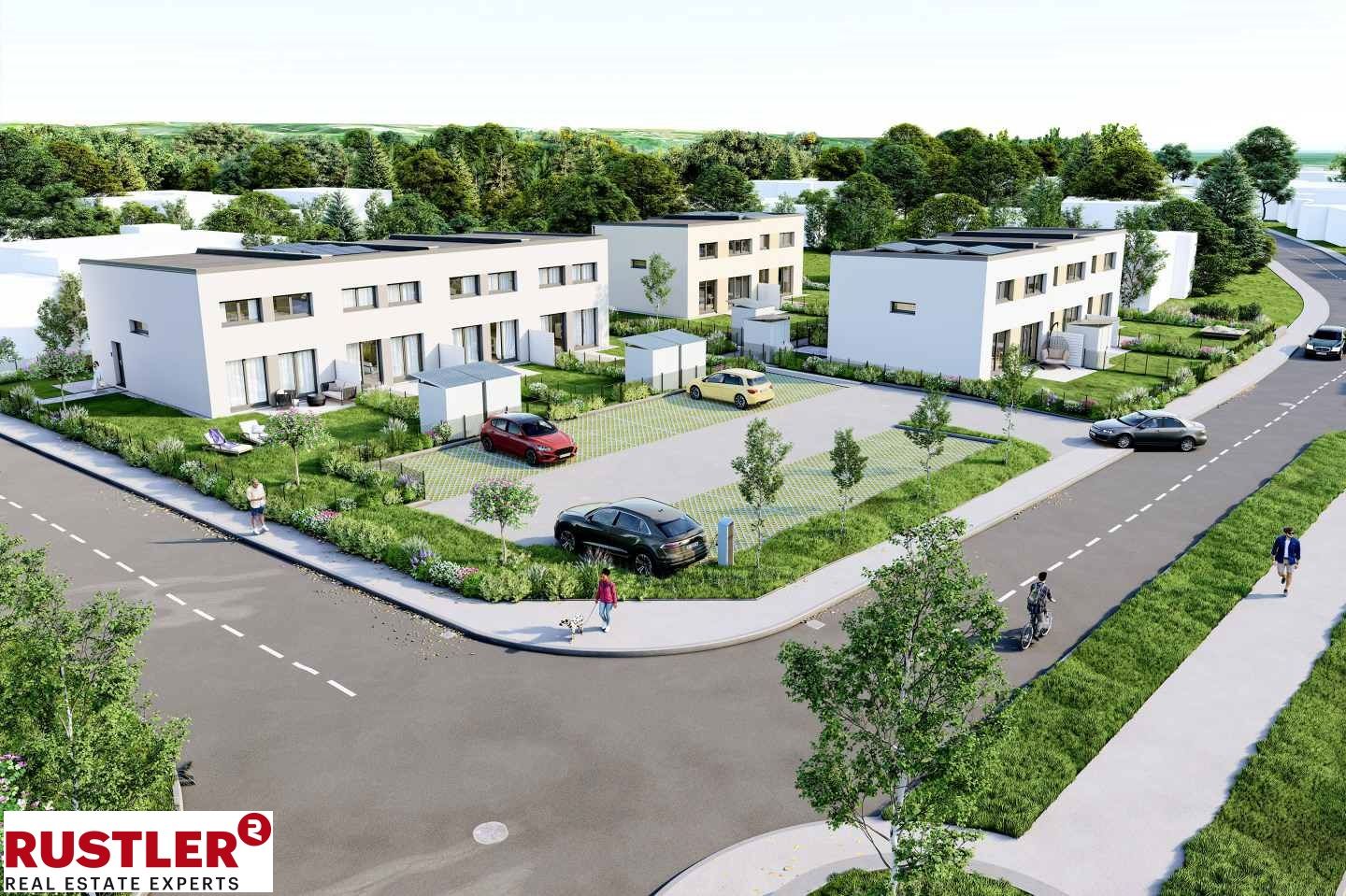 Neun moderne Häuser im Paket - nachhaltiges Neubau-Investment