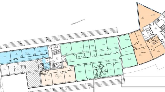 1150 Wien, Linke Wienzeile 192 5OG 110 m² 206 m² 470,8 m² 122,02 m² gesamt 909 m²