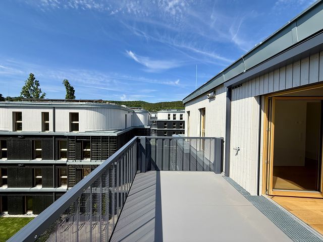 GRÜNE STADTVILLEN - GANZ OBEN! | 3 Zimmer DG | Holzbauweise - Modern - Nachhaltig | Provisionsfrei!