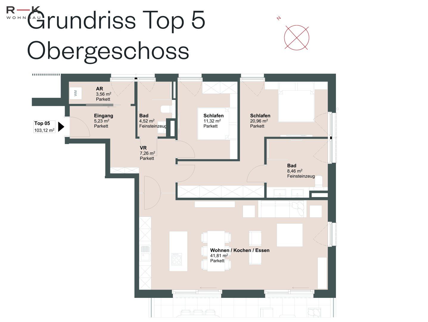 Wohnung – Salzburg, Nonntal - Ansicht 3
