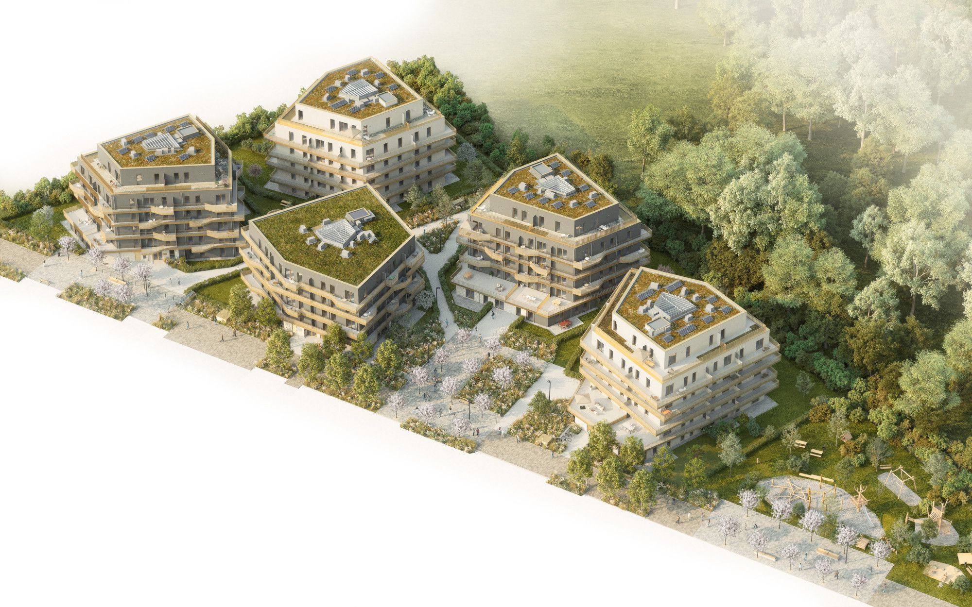 Anlagewohnung im Grünen mit großem Outdoor-Areal – pohled 6
