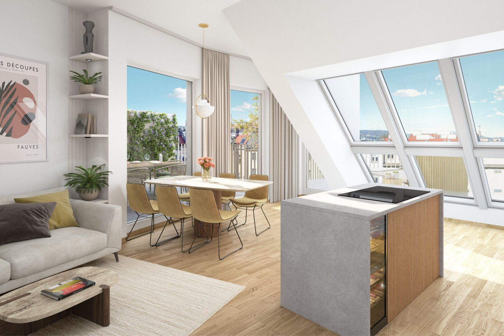 Licht. Freiheit. Rückzug. - 3 Meter Raumhöhe & private Dachterrasse nahe Yppenplatz - Wohnen, das inspiriert