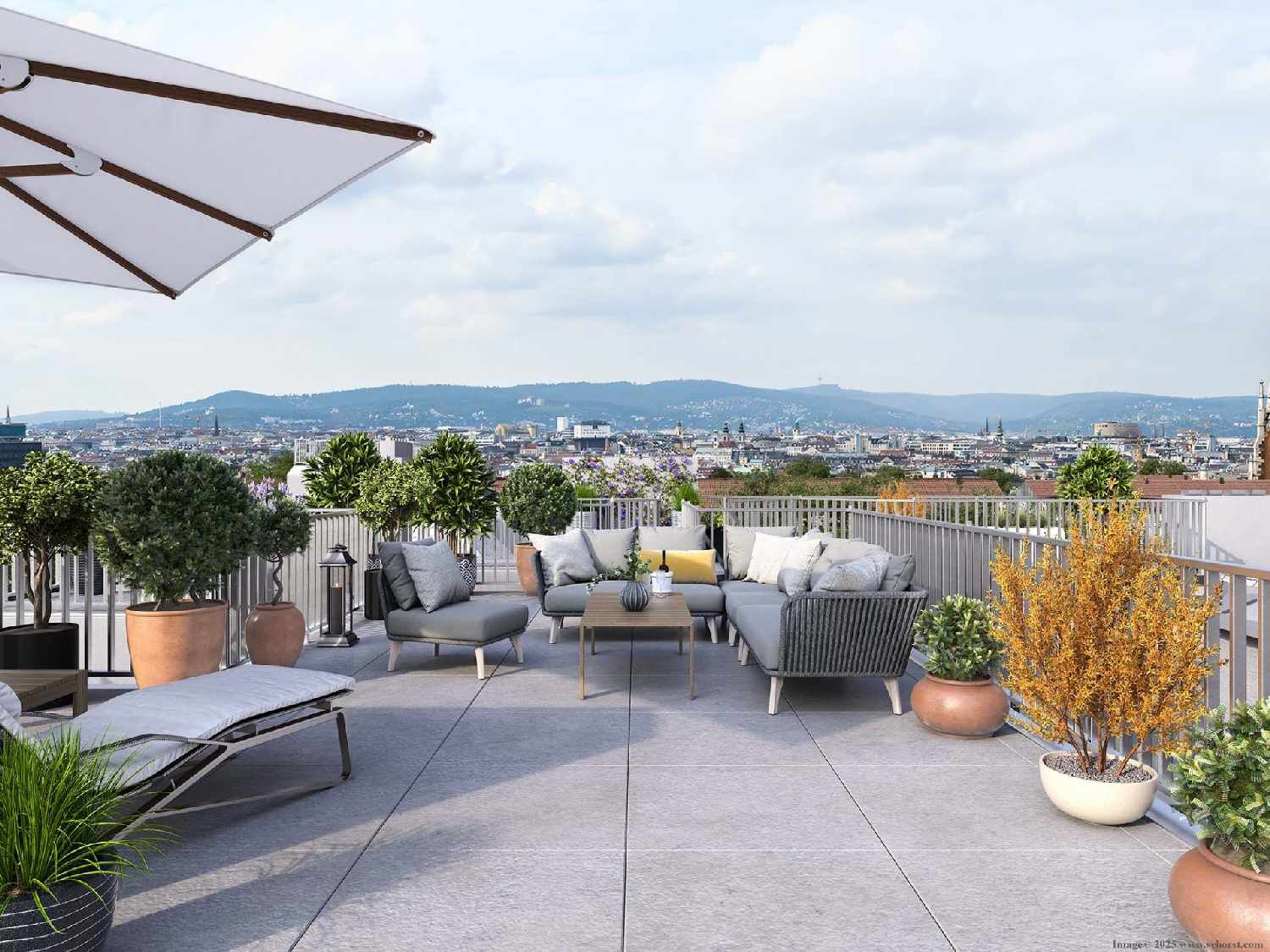 Eleganz trifft Lage - Neubau-Dachgeschosswohnung in Toplage