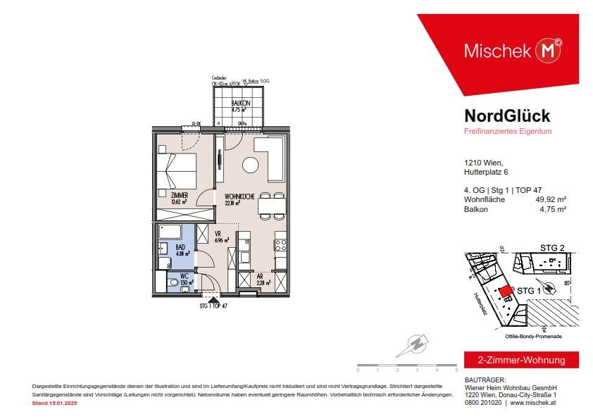 Jetzt einziehen! 2-Zimmer-Neubauwohnung - provisionsfrei & sofort verfügbar!