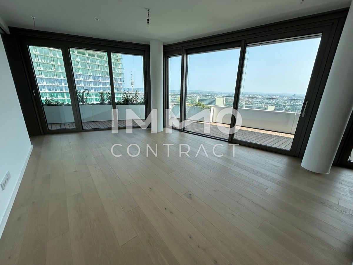 Leben im Hochhaus! Erstbezug 2-Zimmer Apartment inkl. Doorman, Gym, Sauna, Pool, Bar, uvm.
