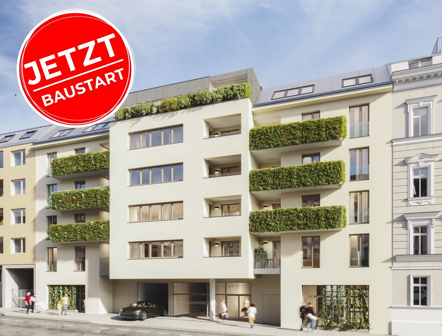 NEU! Parkside Green Residences | Klimatisierte 5-Zimmer Wohnung im Dachgeschoß| Wohnen am Park
