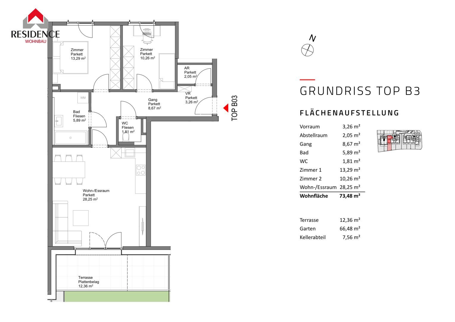 Wohnung – Neumarkt am Wallersee - Ansicht 4