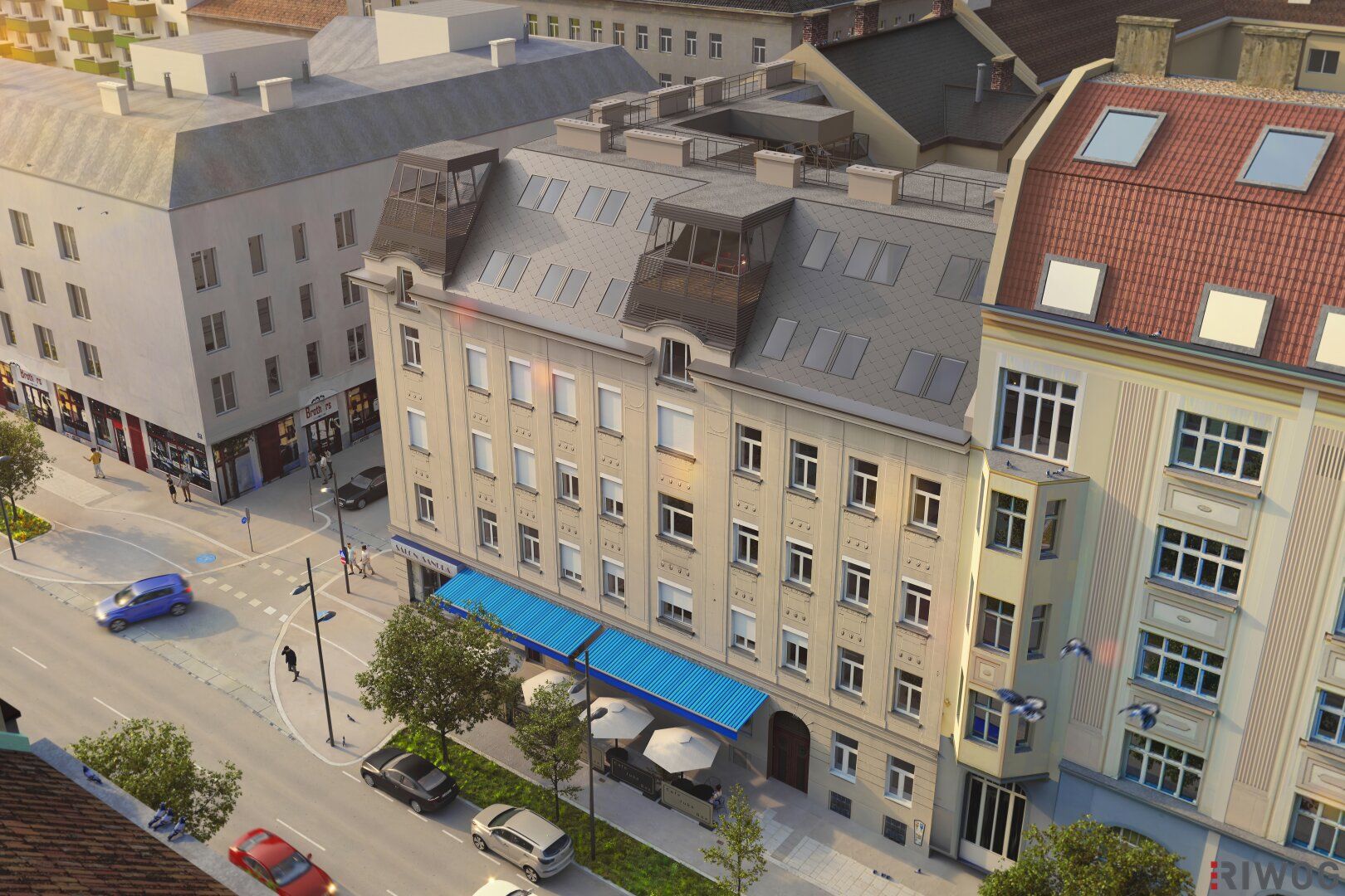Baubewilligter Rohdachboden nahe Troststraße | U1