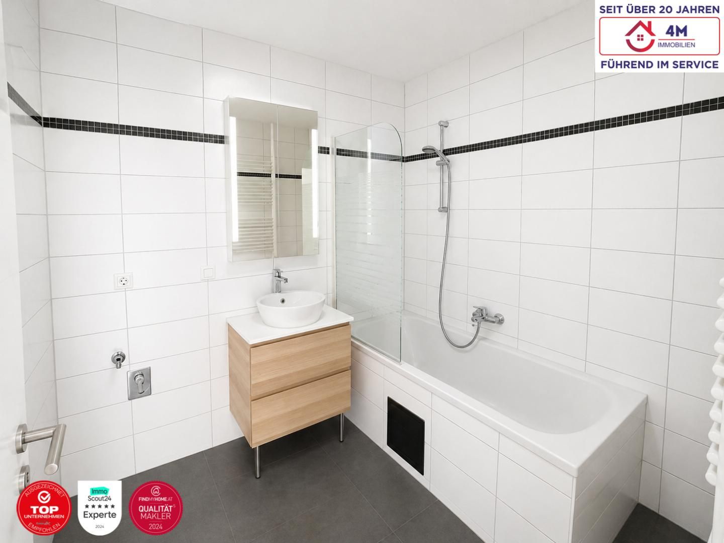 Moderne 3-Zimmer-Neubauwohnung mit Balkon ins Grüne - Vista 4