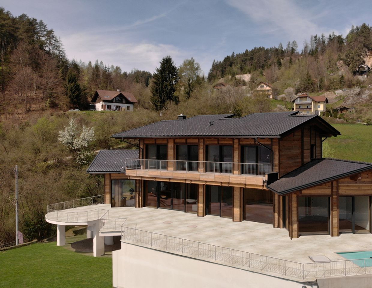 Einzigartige Wohlfühlvilla mit Panoramablick auf den Wörthersee und die Karawanken