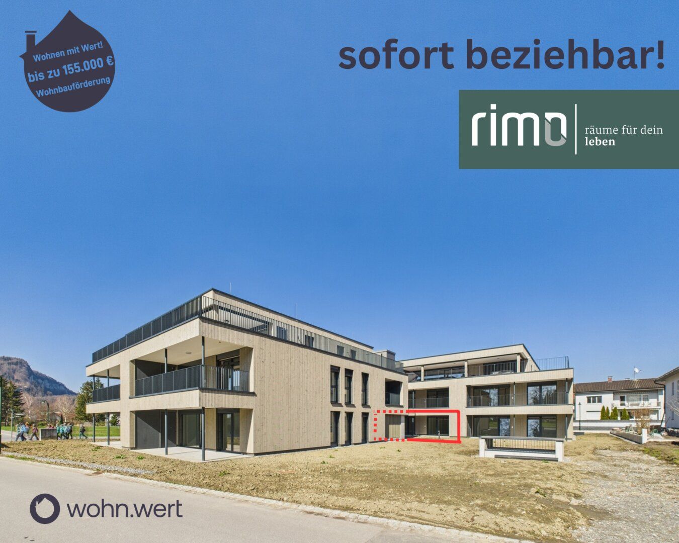 3-Zimmer-Gartenwohnung in Götzis - Ruhelage / Top A3