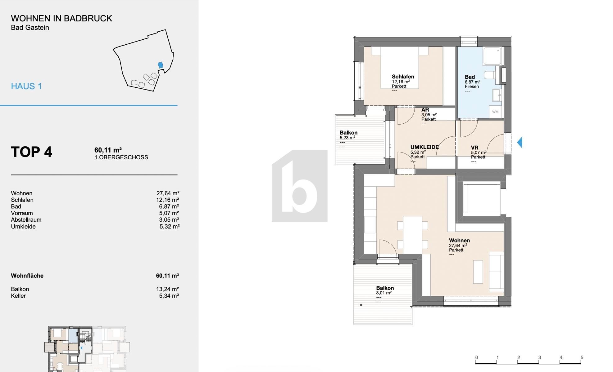 Wohnung – Bad Gastein - Ansicht 5