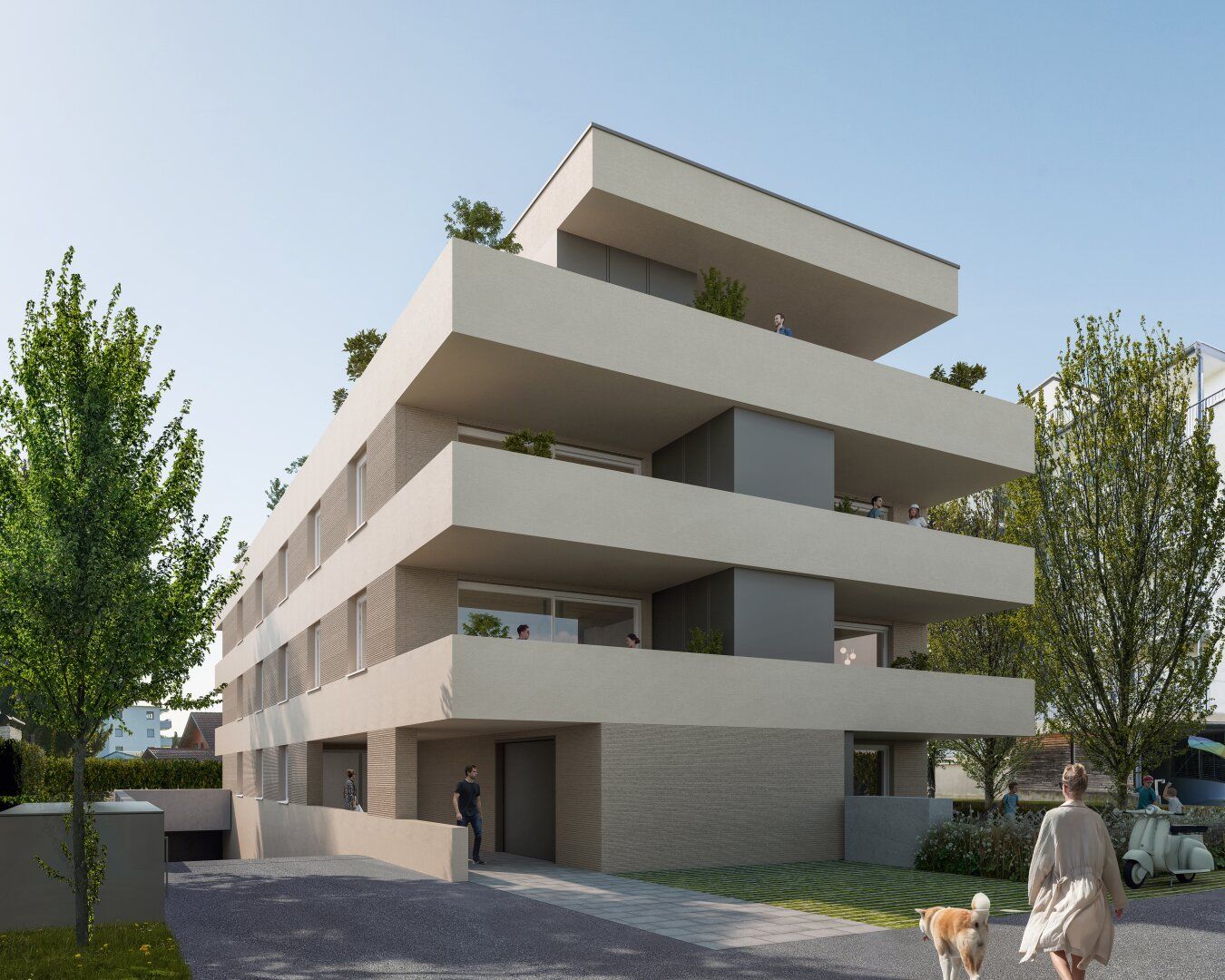 1A-Lage von Lustenau - Ruhige und Zentrale Terrassenwohnung - Top 7 - Jetzt Nebenkosten sparen - Vista 3