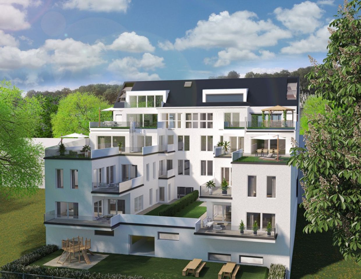 ATELIERWOHNUNG mit GARTEN, TERRASSE, FERNSICHT und ENERGIEOPTIMIERUNG