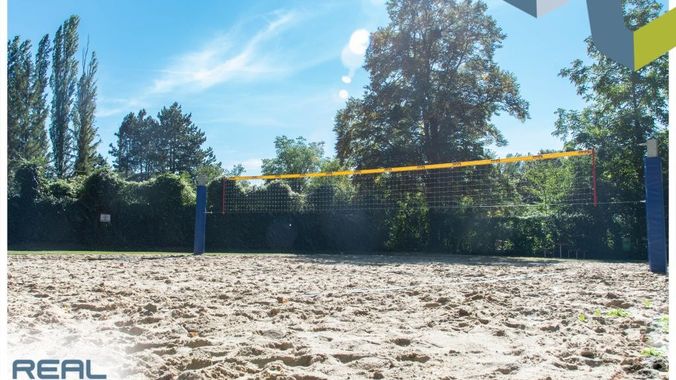 Beachvolleyballplatz in unmittelbarer Nähe