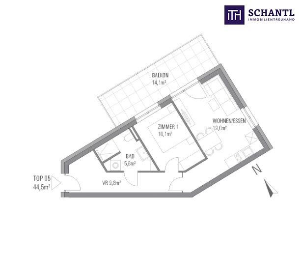 Wohnung – Graz, Algersdorf, Eggenberg - Ansicht 5