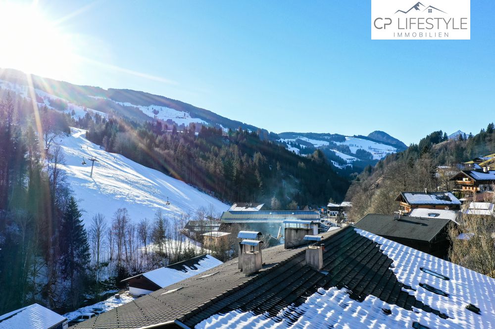 Schöne Terrassenwohnung neben der Skipiste