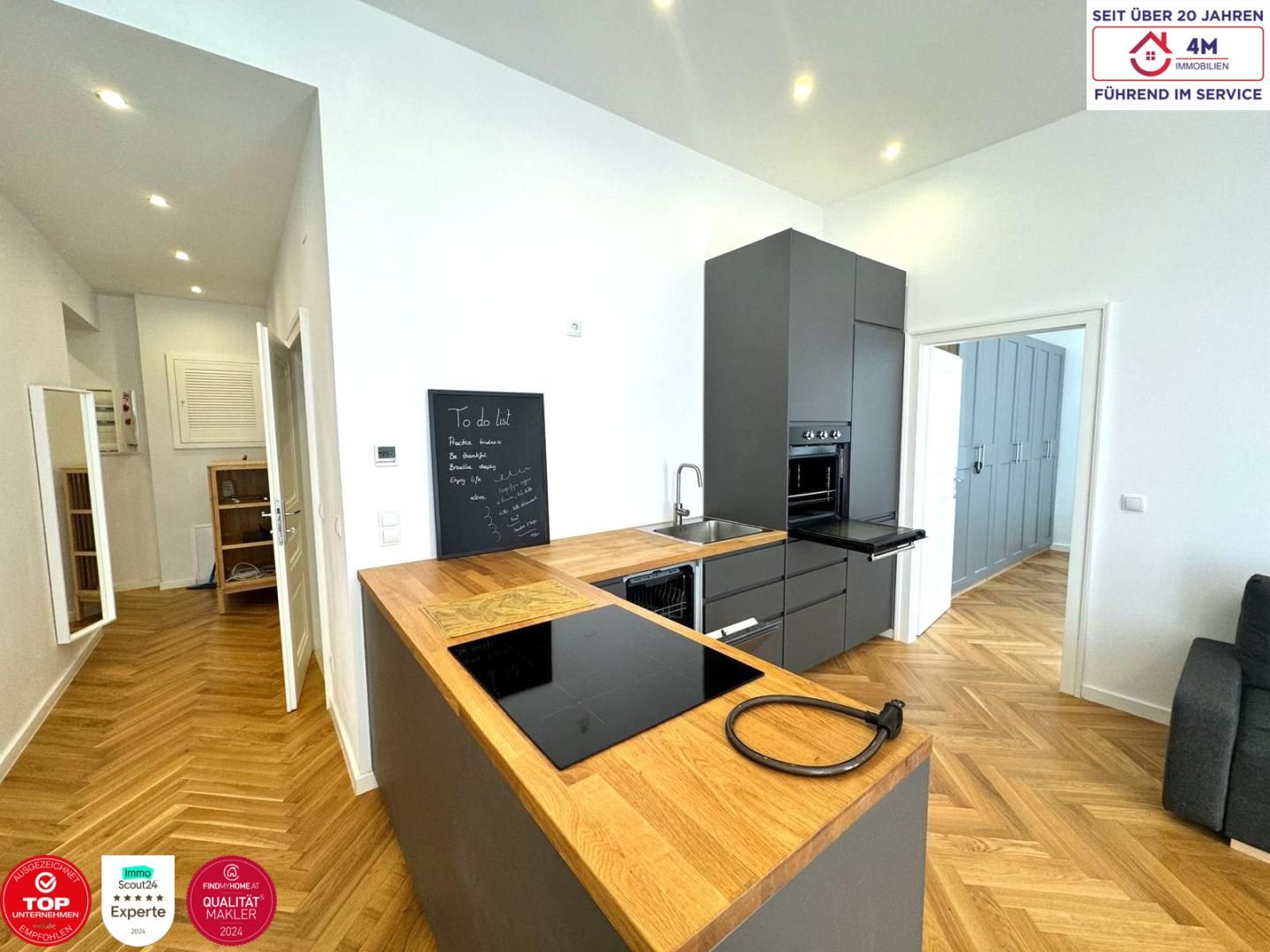 Eleganter Altbau trifft modernen Wohnkomfort - sanierte 2-Zimmer-Wohnung nahe Donauinsel