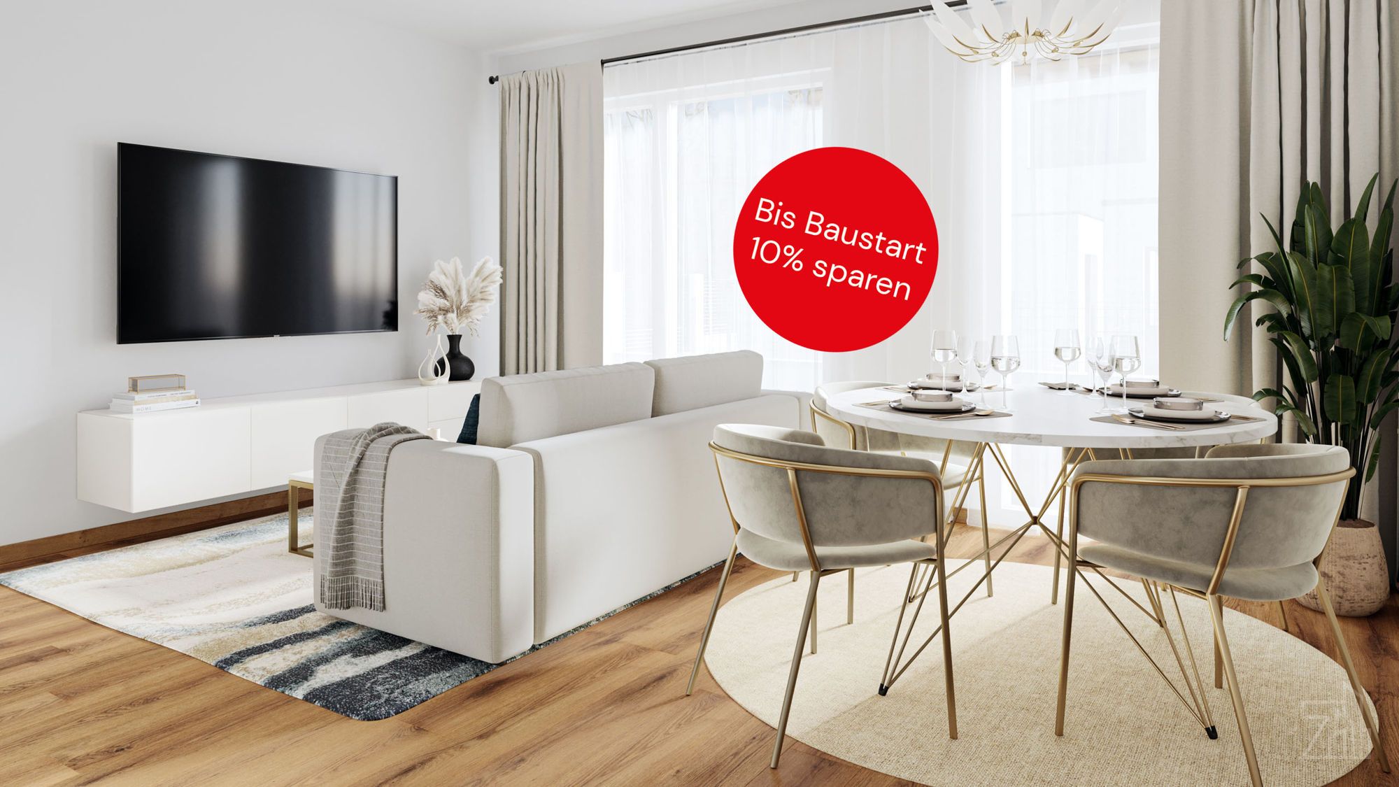 Südseitige Balkonwohnung| 2 Zimmer | Provisionsfrei