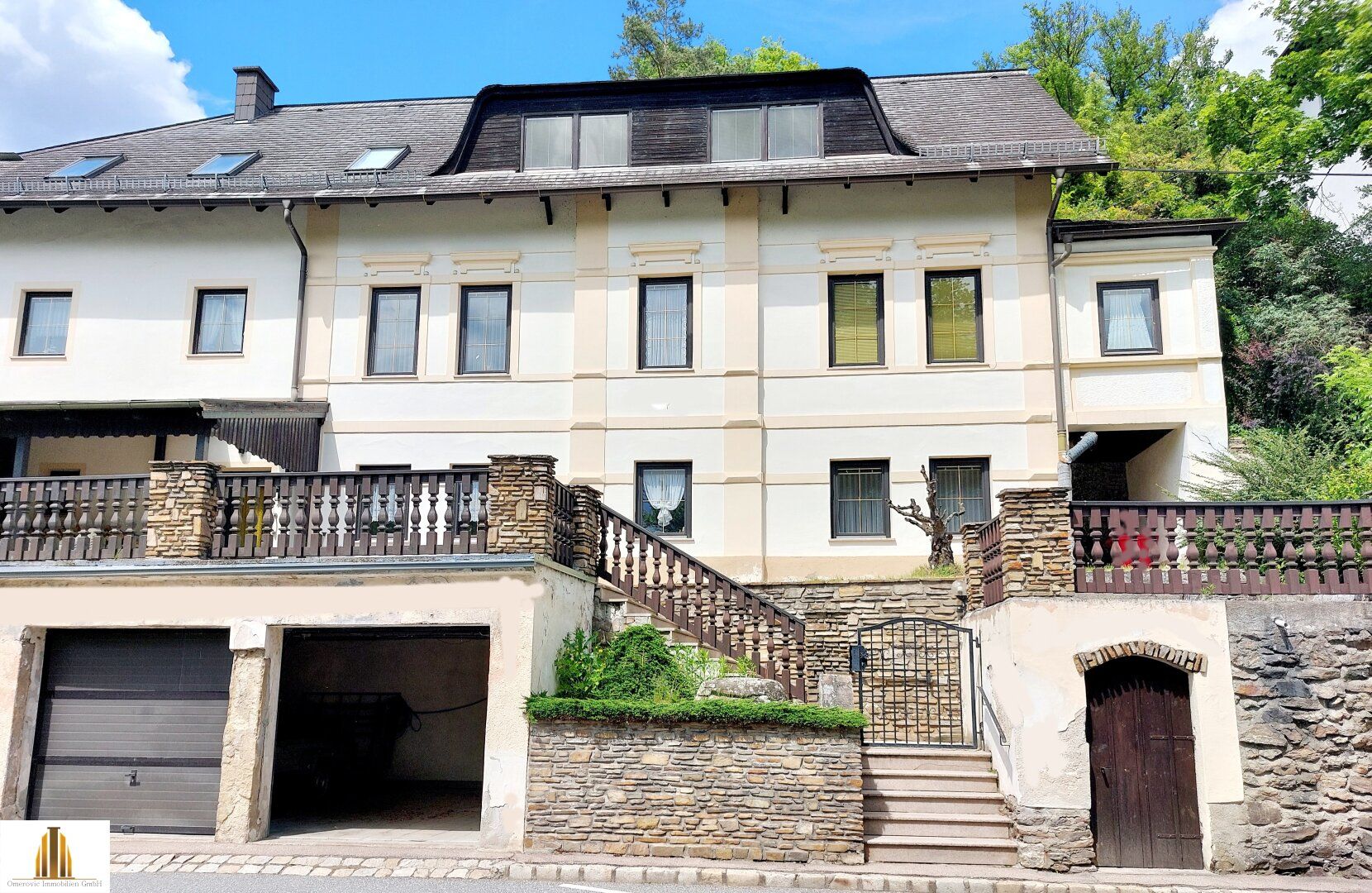 Ehemaliges Gästehaus im Villencharakter mit Blick auf die Rosenburg im Kamptal (Waldviertel)! 6,5 km von Horn entfernt! - Ansicht 2