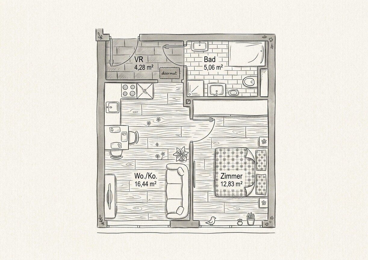 Wohnung – Graz, Univiertel, Geidorf - Ansicht 3