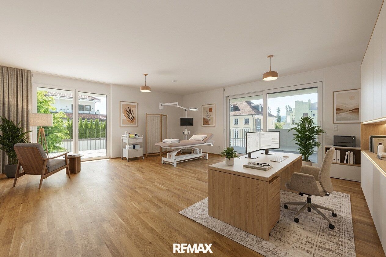 Moderne Praxisfläche nahe dem Wörthersee: Erstbezug, barrierefrei & mit XL-Terrasse