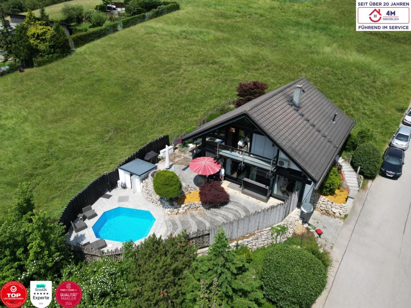 Luxuriöses HUF-Haus in Klosterneuburg, Maria Gugging - Exklusives Wohnen im Einklang mit der Natur!
