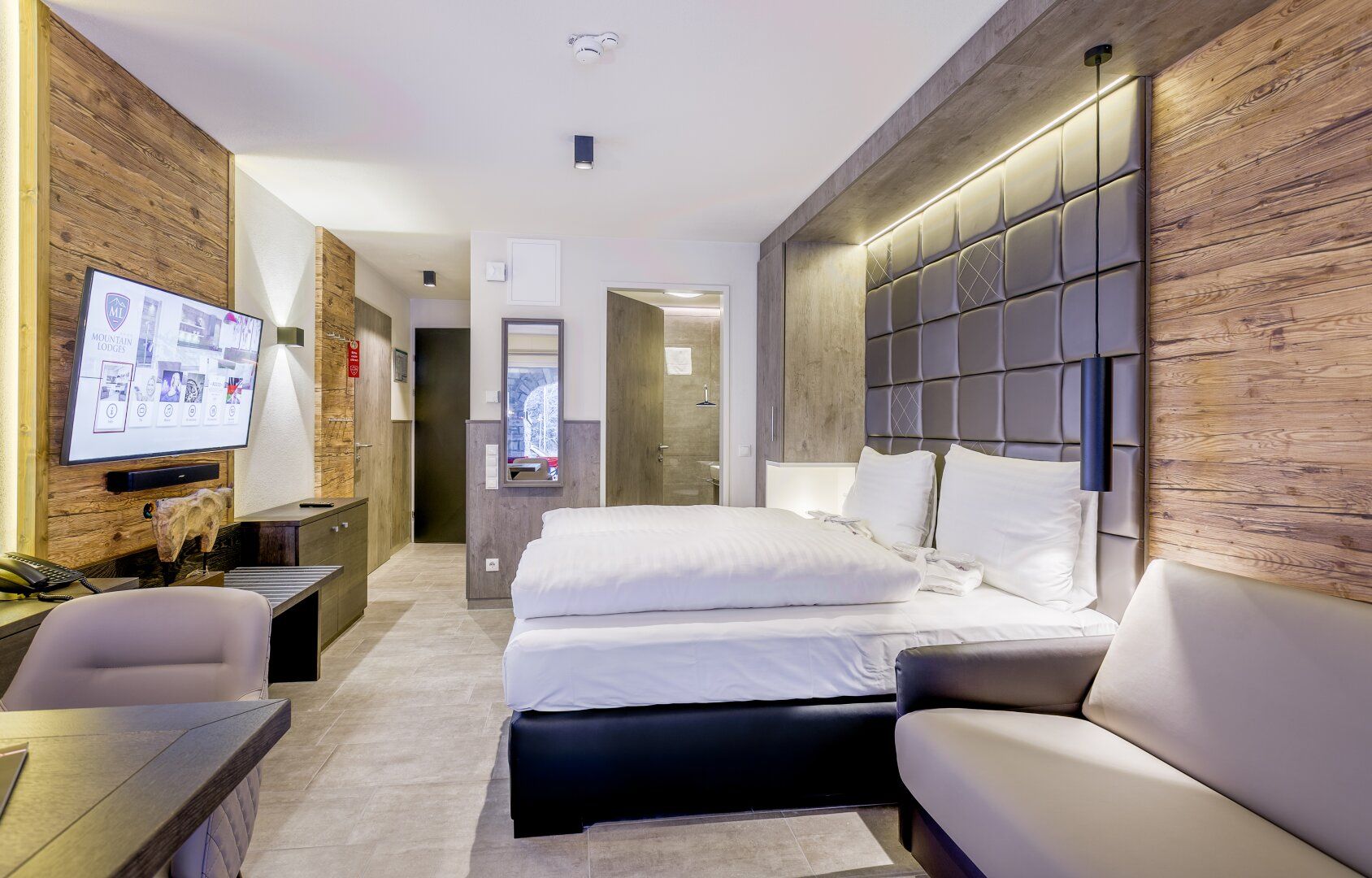 Avenida Mountain Lodges Saalbach | Studio Suite mit Terrasse/kleiner Garten - Ansicht 5