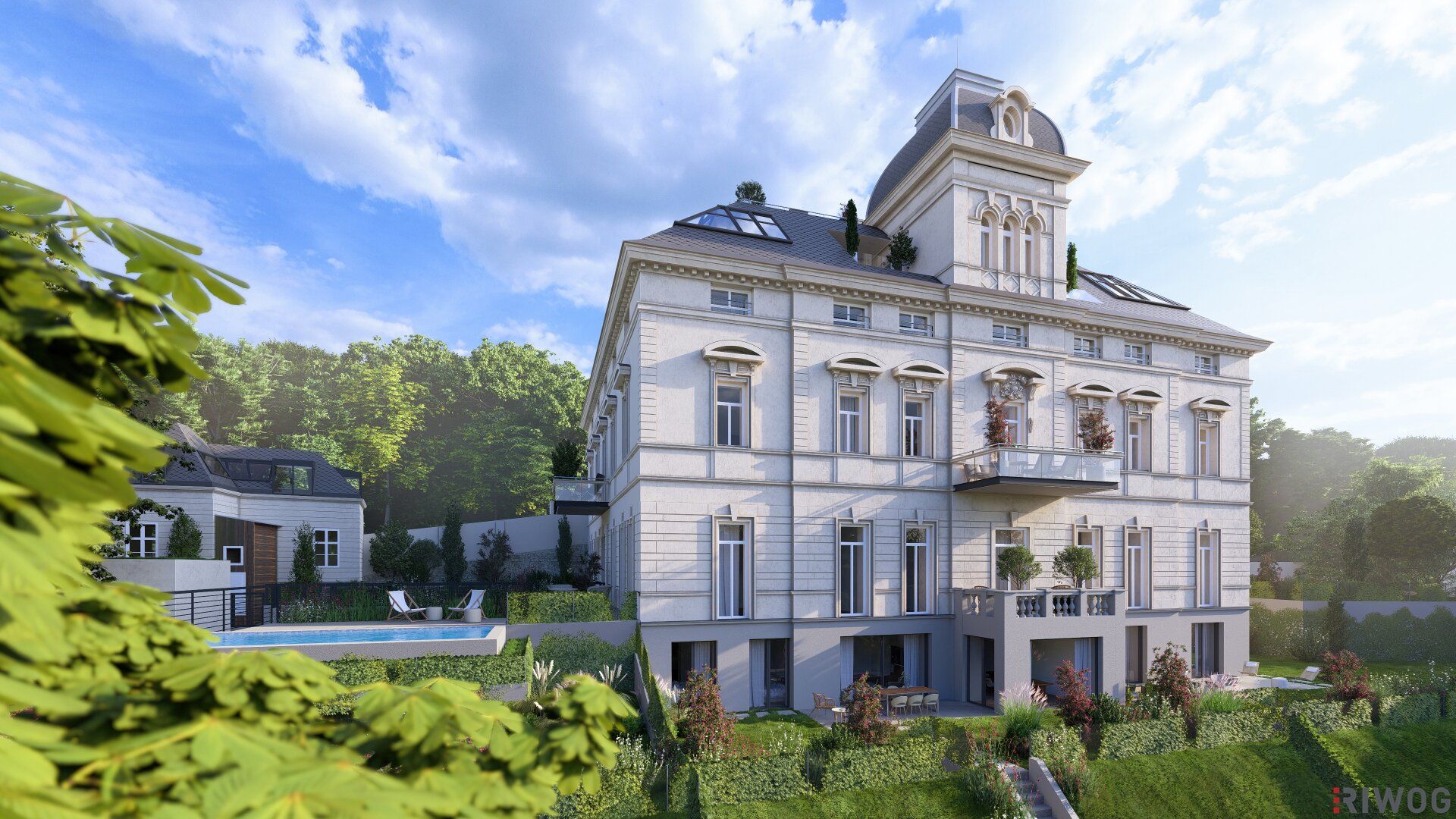 WIENTALBLICK | Herrschaftliche Stilaltbauwohnung mit 4 Zimmern und ca. 4,40m Raumhöhe | Balkon geplant | Parkplätze | sanierungsbedürftig