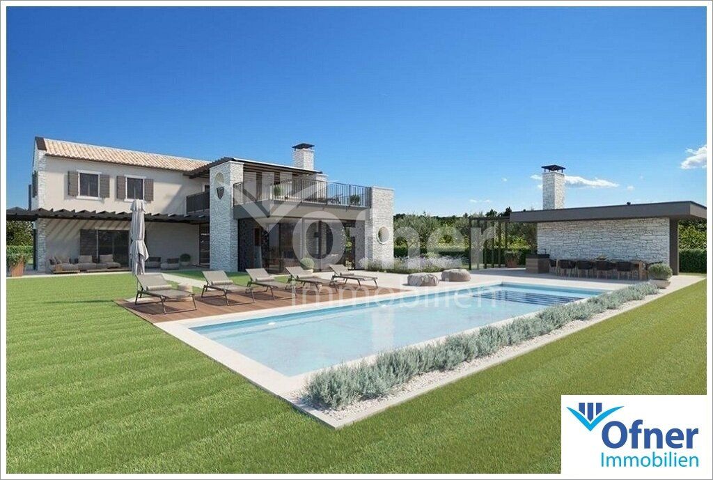 Istrien: Luxusvilla mit unverbaubarer Meerblick und Panoramablick