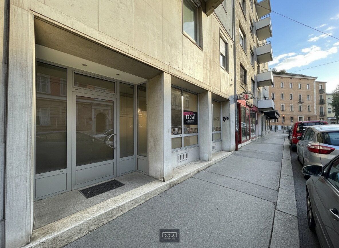 226 Immobilien: Geschäfts- Teilfläche im Erdgeschoss mit großer Fensterfront in Innsbruck-Wilten zur Miete - Ansicht 4