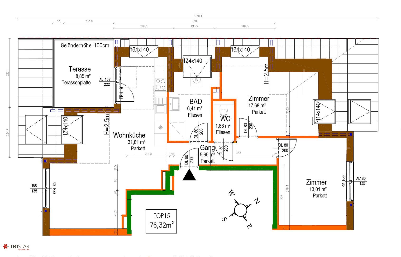 NEU! ++ ERSTBEZUG ++16 MODERNE NEUBAUWOHNUNGEN ++KLINIKUM DONAUSTADT / CAMPUS DONAUSTADT ++ NÄHE U2 ASPERNSTRASSE ++ 10 TIEFGARAGENPLÄTZEN ++ 1220 WIEN