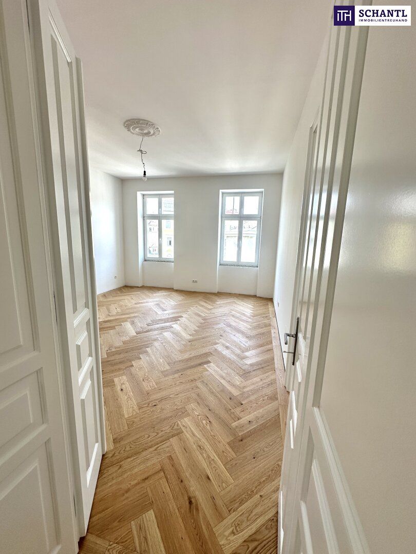 NEUER GRUNDRISS!! 4-Zimmer im Altbau-Erstbezug mit großer Loggia und feinster Qualität + Top Lage!