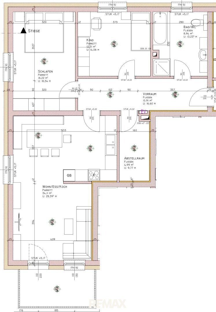 Wohnung – Desselbrunn, Hub - Ansicht 3