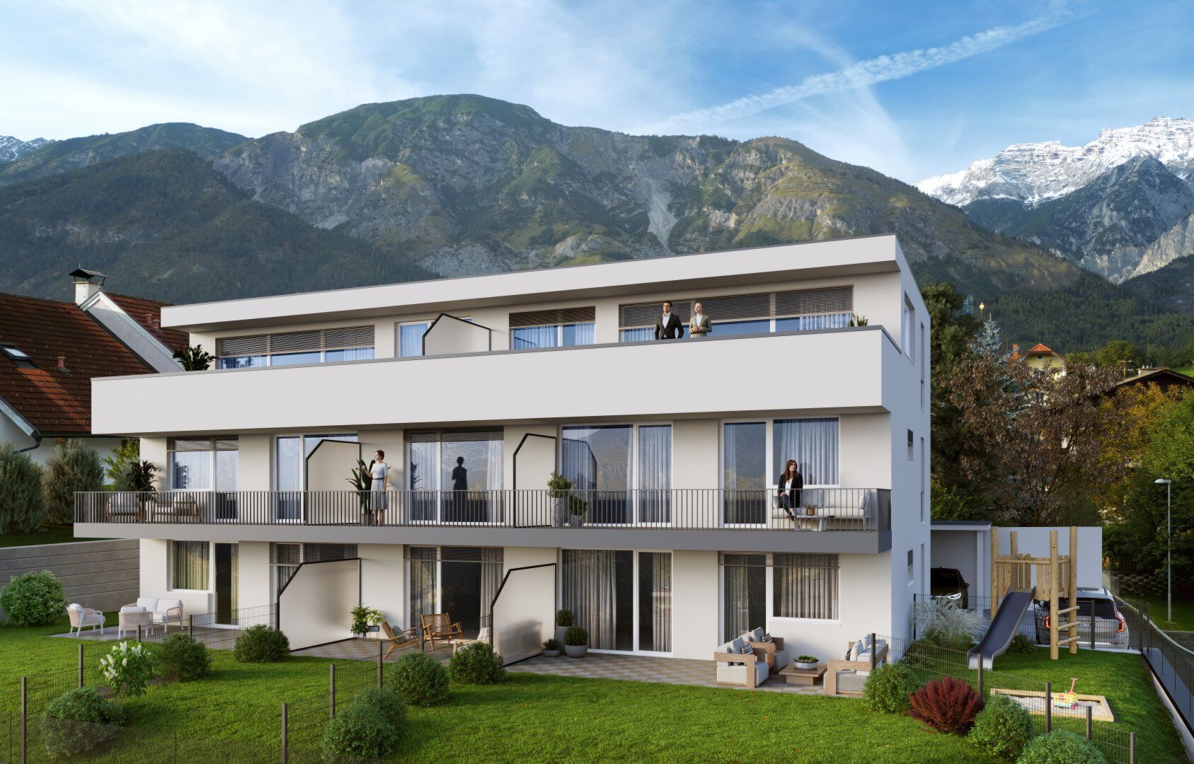 Wohnbauprojekt Absam - 3 Zimmer Wohnung im ersten OG