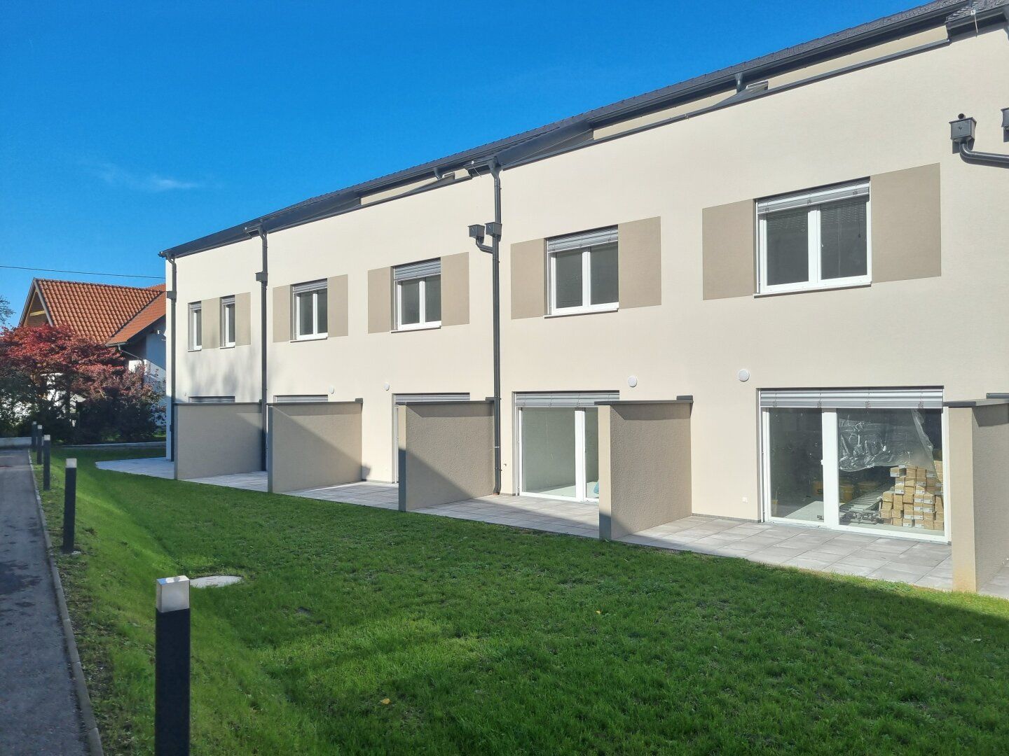 Wohnen am grünen Stadtrand von Linz - Reihenhaussiedlung Agathe-Schwabenau-Weg