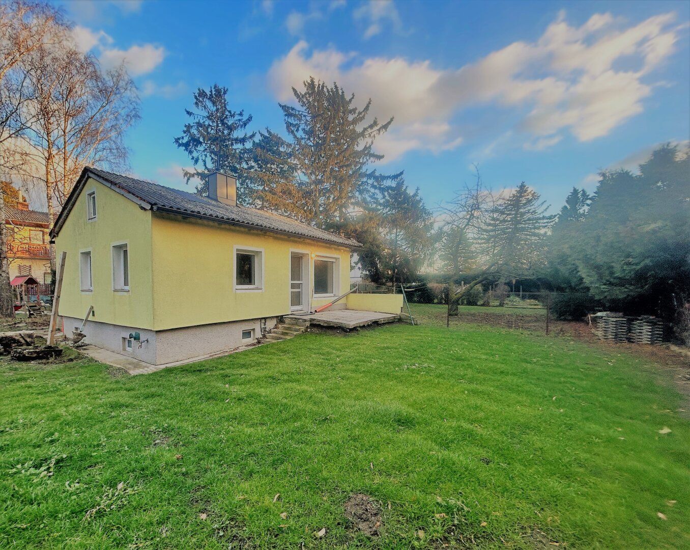 Modernes Wohnen auf einer Ebene: Bungalow mit Garten und Terrasse in Langenlebarn-Unteraigen!