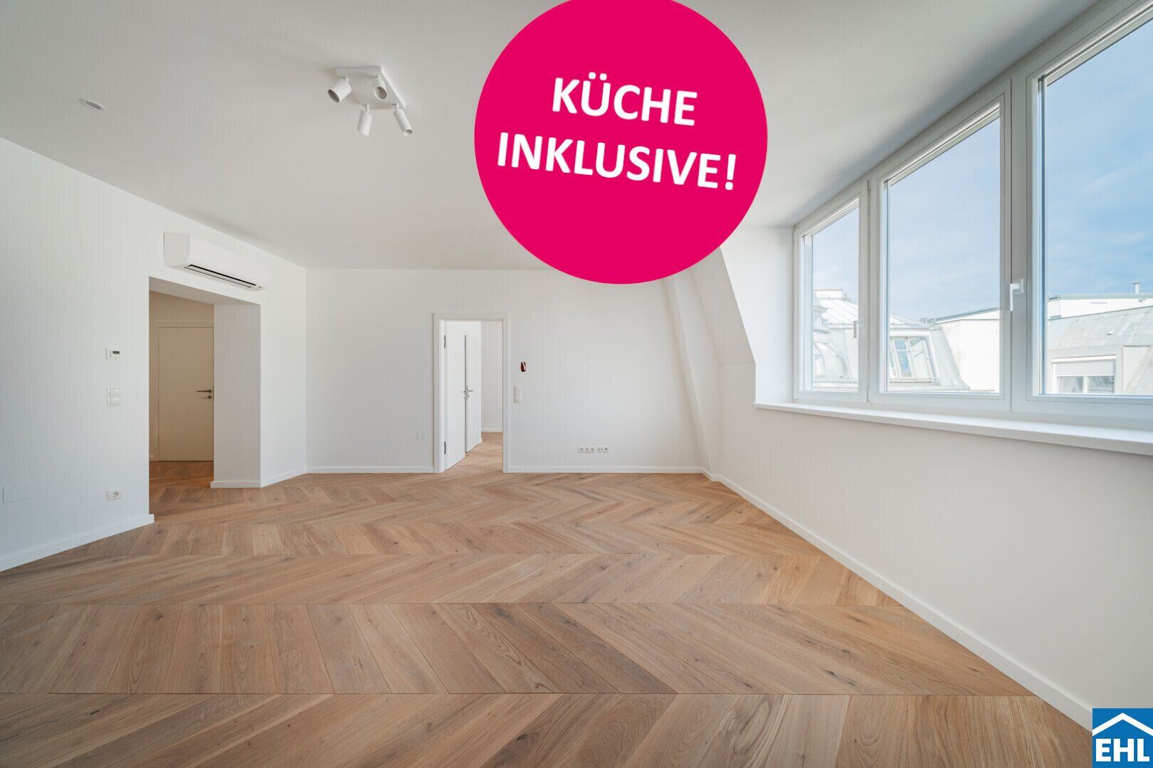 Moderne 2-Zimmer-Dachgeschosswohnung - Erstbezug mit Wohlfühlfaktor! - jetzt inklusive Küche!