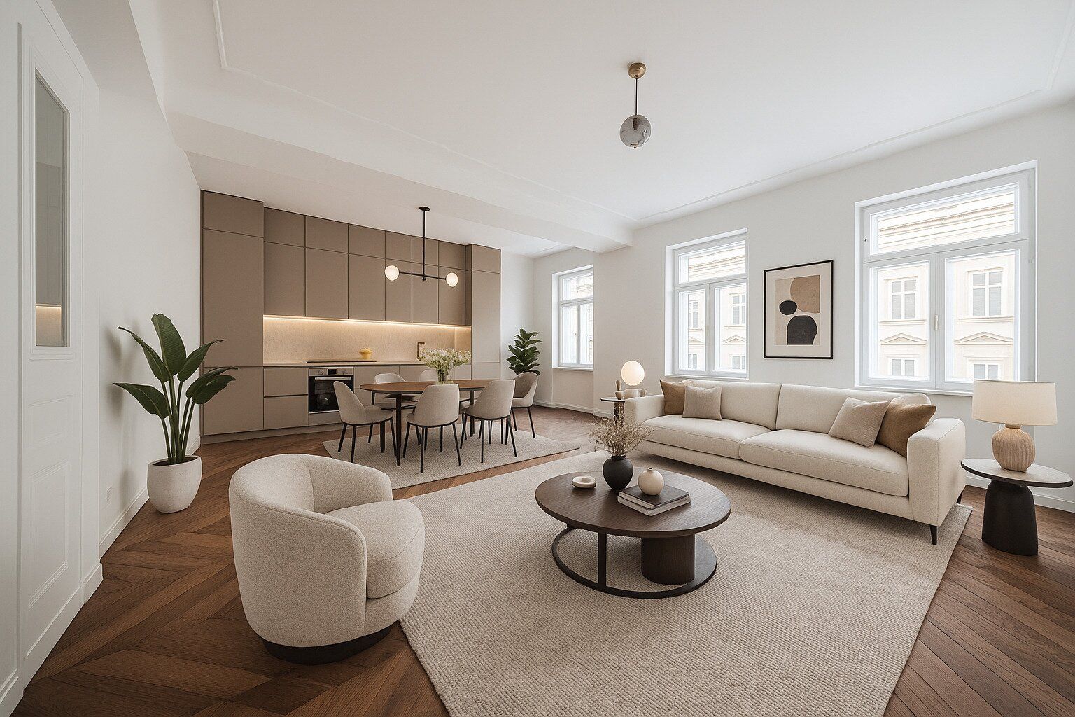 ERSTBEZUG beim Servitenviertel! Generalsanierter 3-Zimmer-Altbau mit Loggia