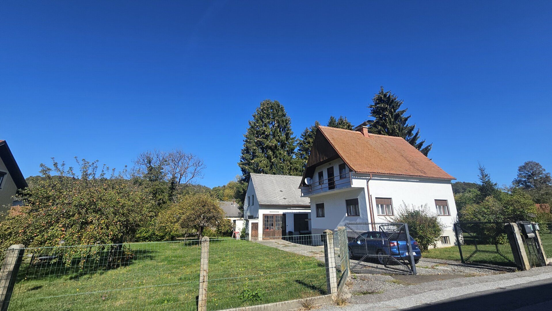 Idyllische Ruhelage nur rd. 10 Minuten vom LKH Klinikum und der Privatklinik Ragnitz entfernt