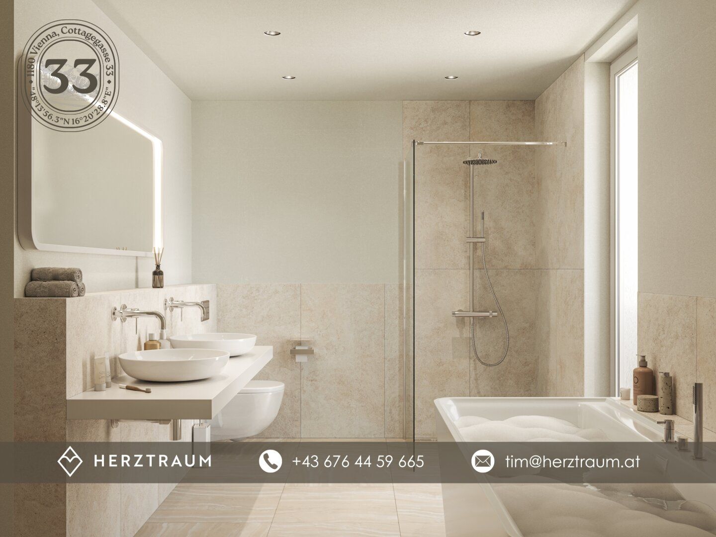 Exklusives Penthouse im Cottageviertel mit Dachgarten und Panoramablick über Wien - Luxus und Privatsphäre in Bestlage - 4. nézet