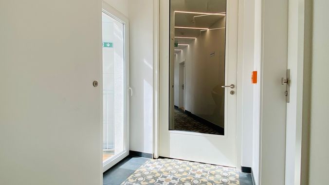modernes Stiegenhaus