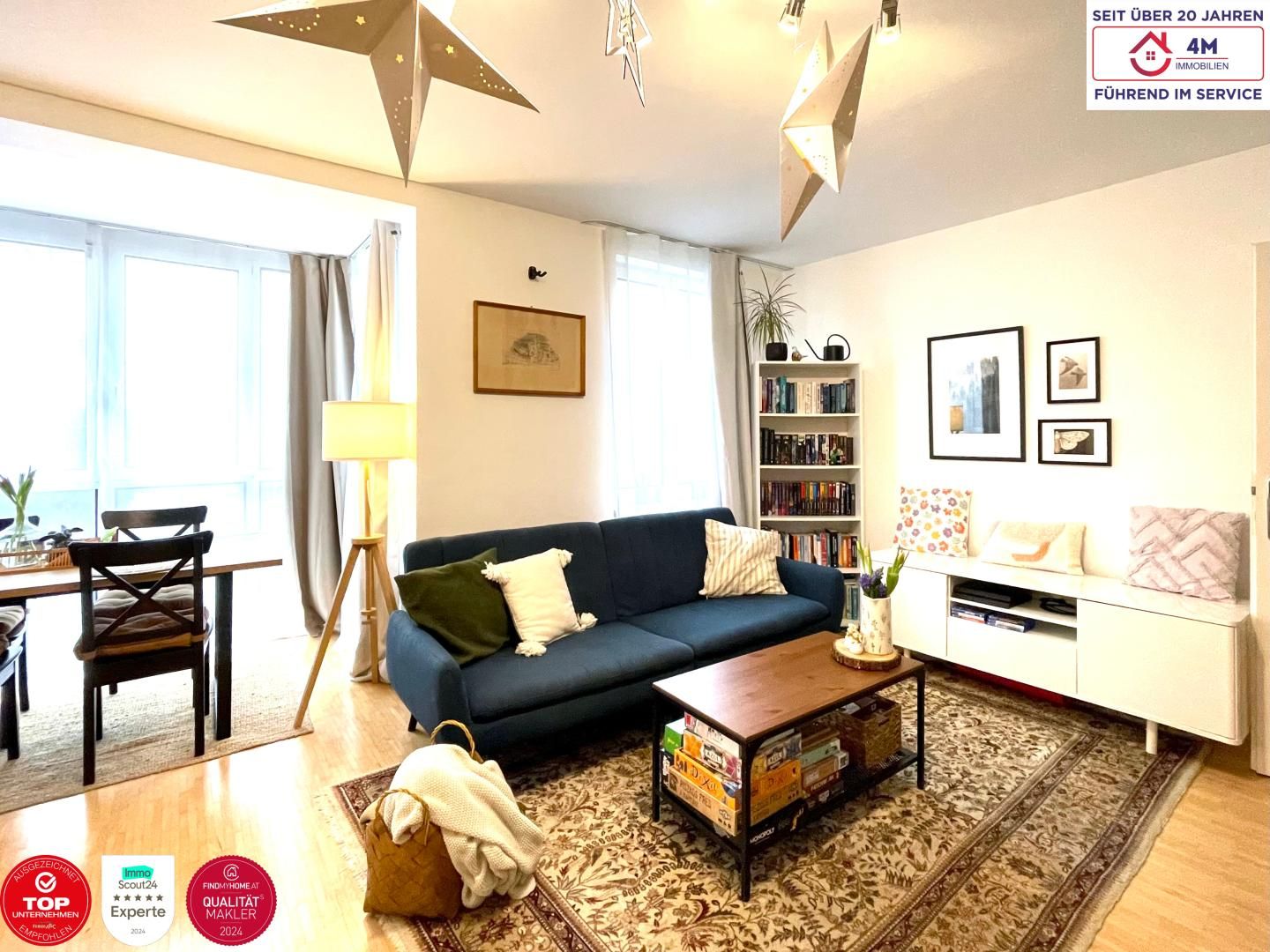 ATTRAKTIVE 2-ZIMMER-WOHNUNG MIT VERGLASTEM ERKER IN DORNBACH - CA. 52 M2