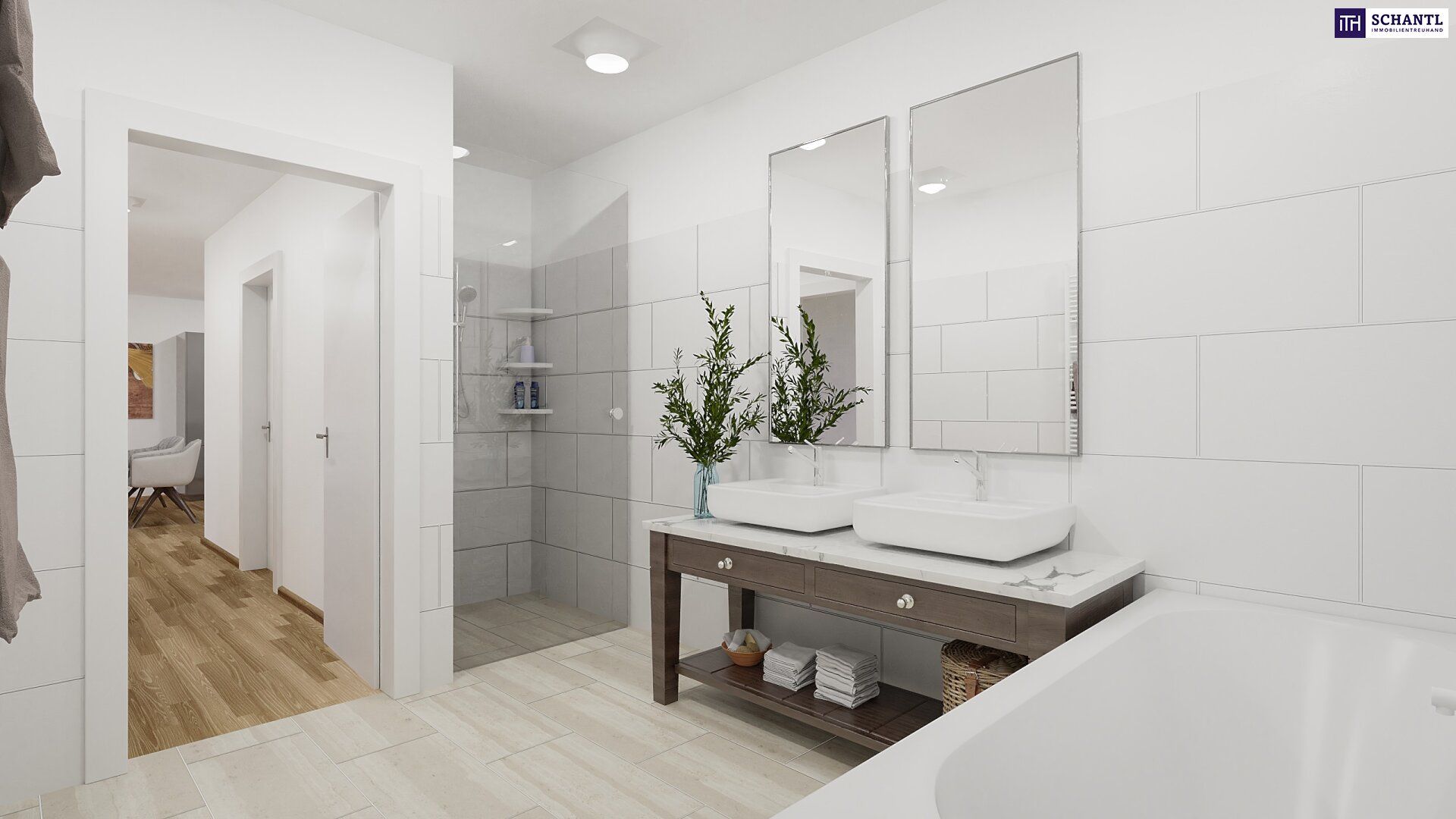 Bauabschnitt 2: Verkaufsstart - Charmante Maisonette auf zwei Ebenen, dein perfekter Rückzugsort für Erholung und Ruhe! Nur wenige Schritte von der Heiltherme entfernt!