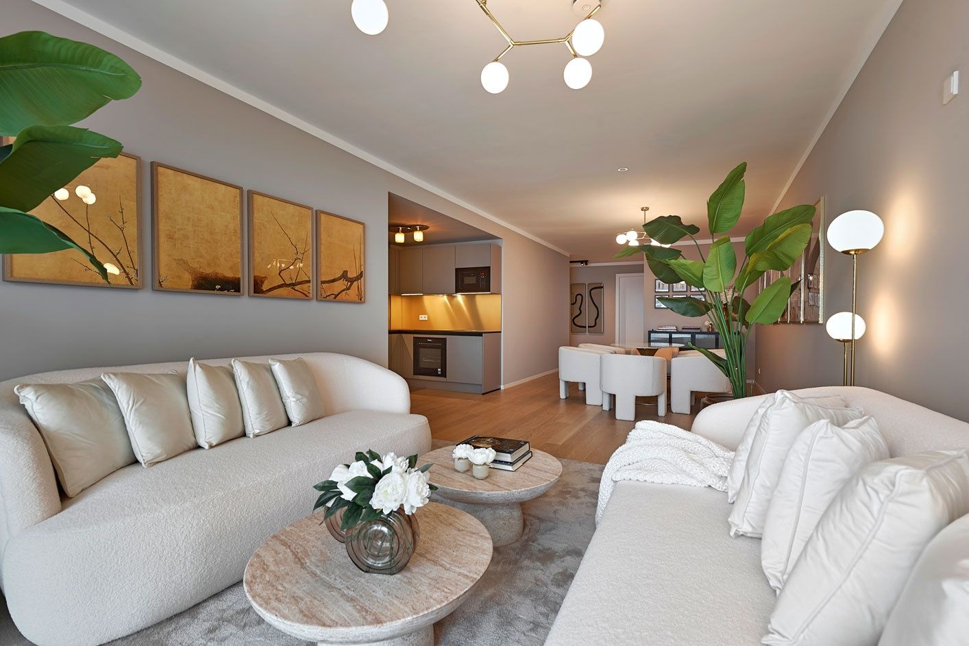 Das KAYSER - Vienna Downtown 3-Zimmer Wohnung mit Blick über den Donaukanal
