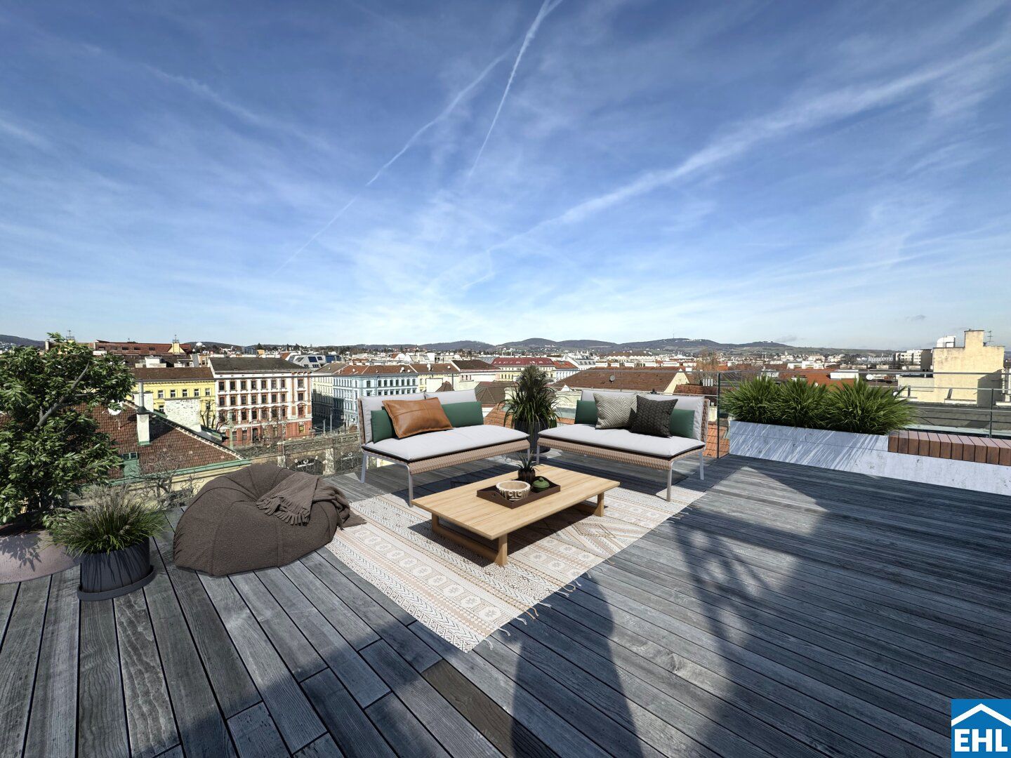 Einzigartige Dachgeschoss-Maisonette mit Weitblick - Wohnen über den Dächern Wiens