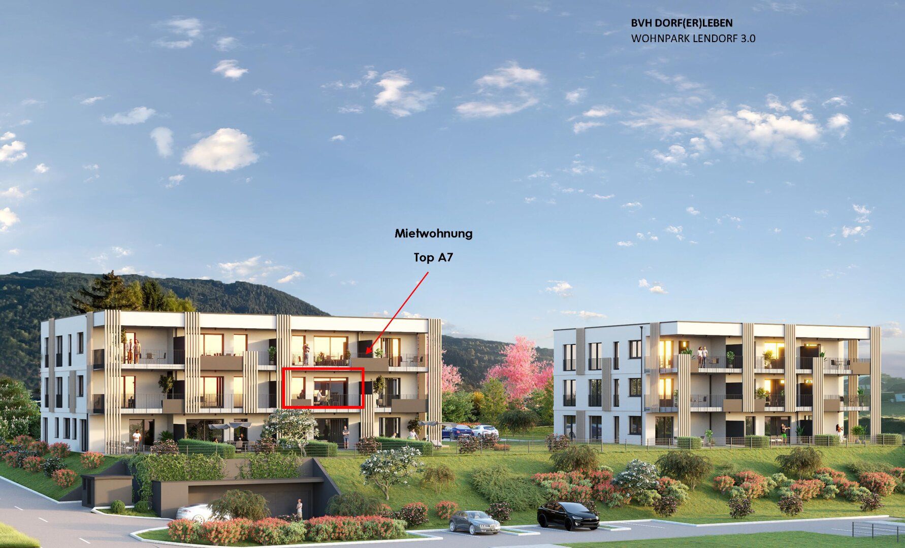 Moderne 2-Zimmer Mietwohnung mit 18 m² Balkon in Lendorf - Ihr neues Zuhause für € 960!